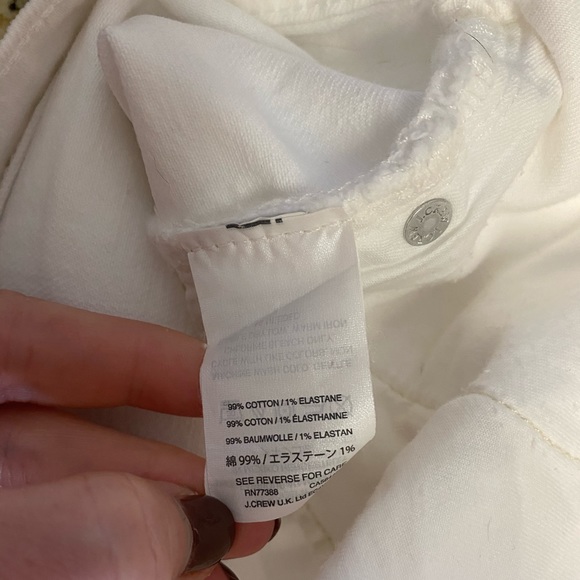 J Crew Slim Broken In Boyfriend Jean in White 🤍 - Picture 9 of 12
